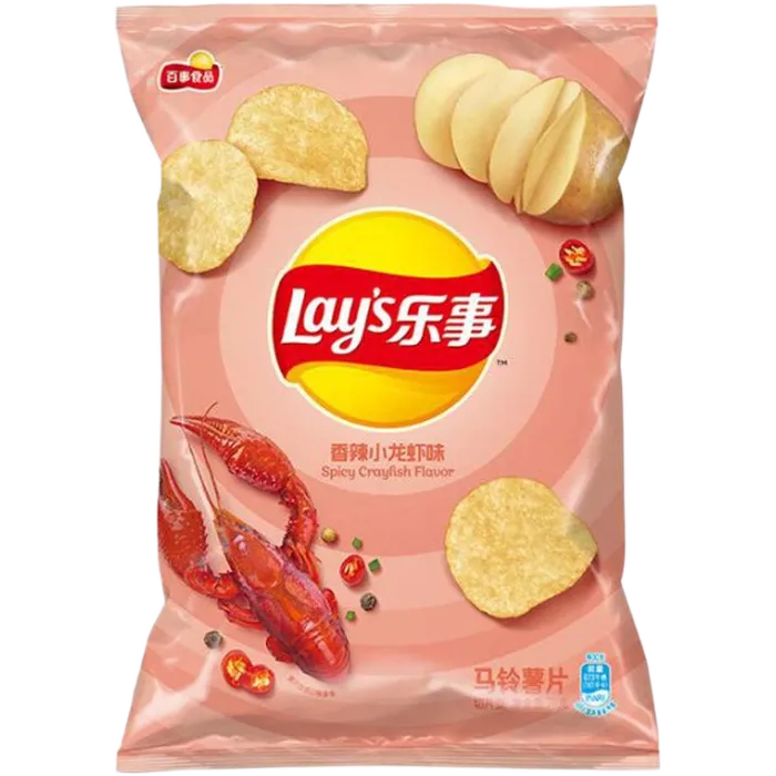LAY'S Kartoffelchips Spicy Crayfish 70G