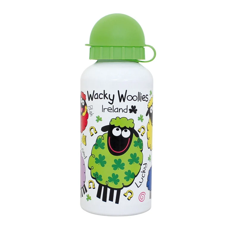 Wacky Woolies Collection Metal Water Bottle With Plastic Lid