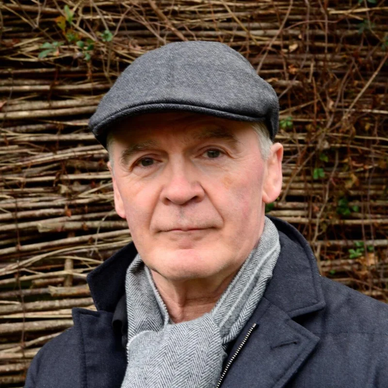 Mens Tweed Hat Herringbone Grey