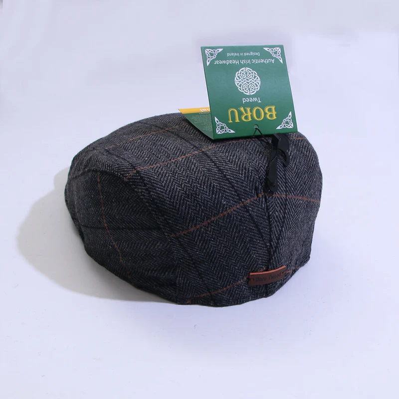 Tweed Hat Traditional Grey Check