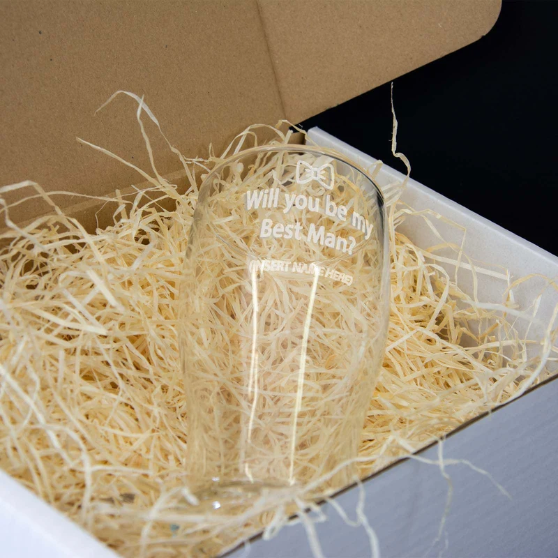 Personalised Pint Glass With Engraving & Gift Box