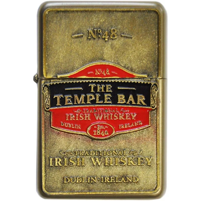 Temple Bar Traditional Irish Whiskey Design Oil Lighter