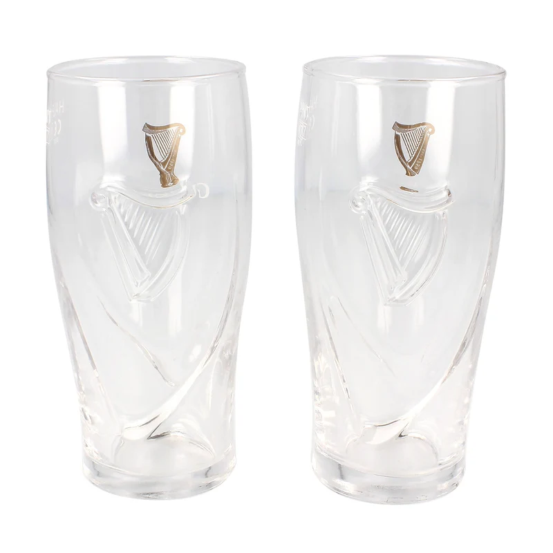Guinness 2 Pack 1/2 Pint Glass Set
