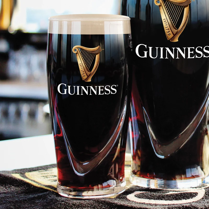 Guinness 2 Pack 1/2 Pint Glass Set