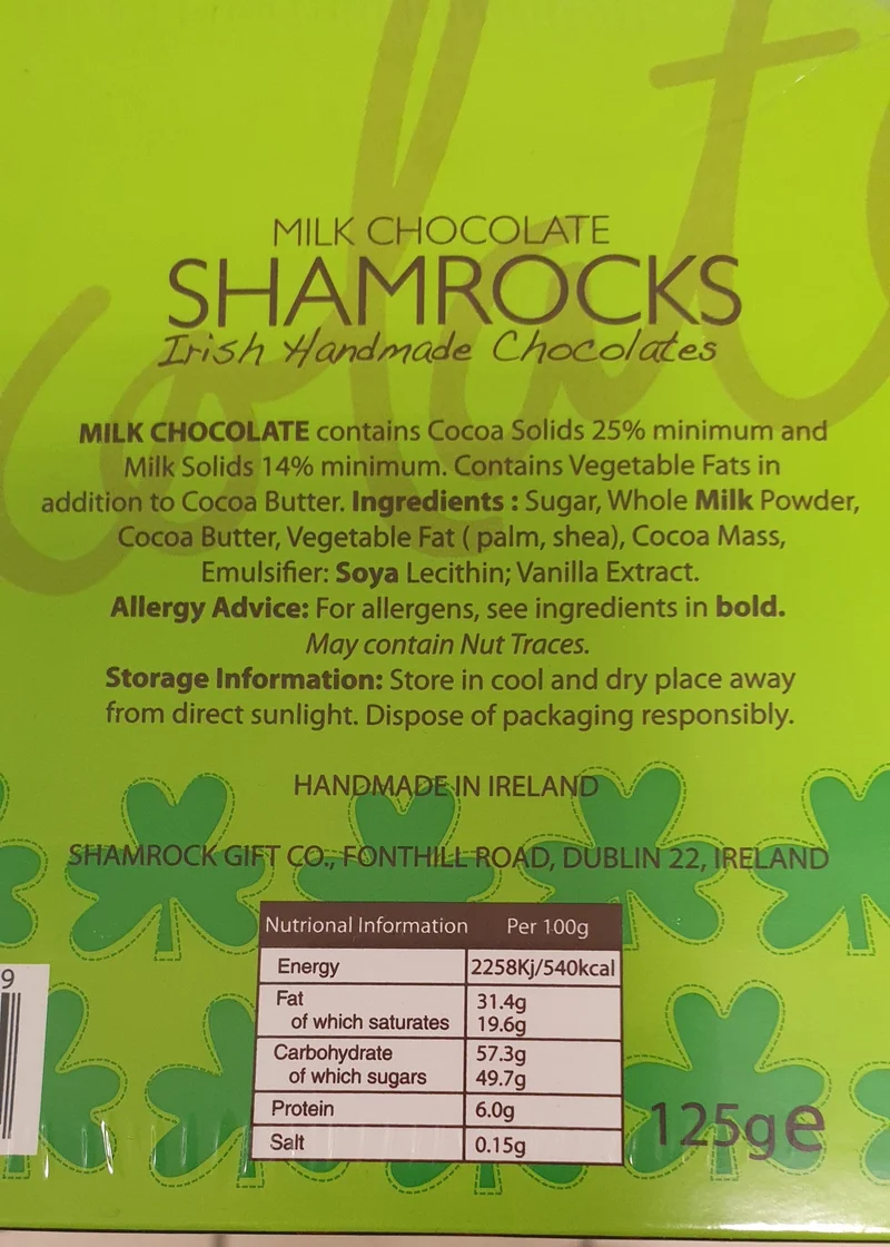 Milk Chocolate Shamrocks Triple Pack