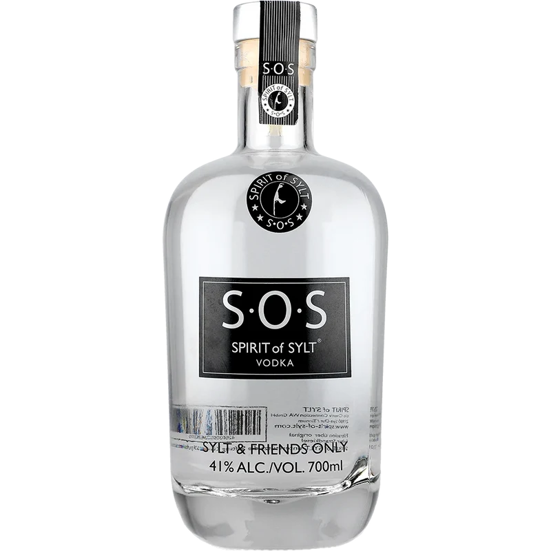 SOS Spirit of Sylt Black Label Vodka 41 % 0,7L FL