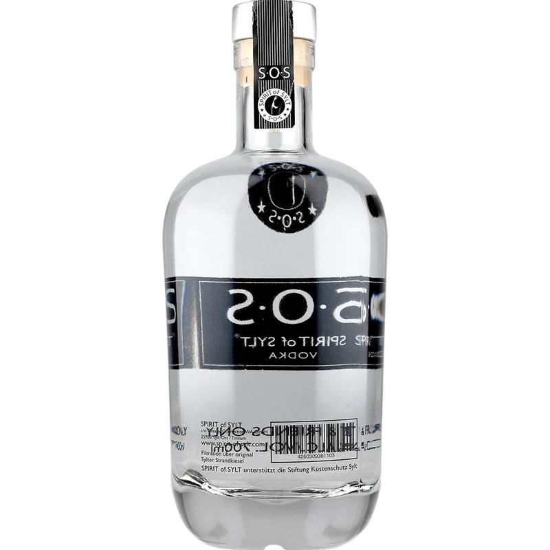 SOS Spirit of Sylt Black Label Vodka 41 % 0,7L FL
