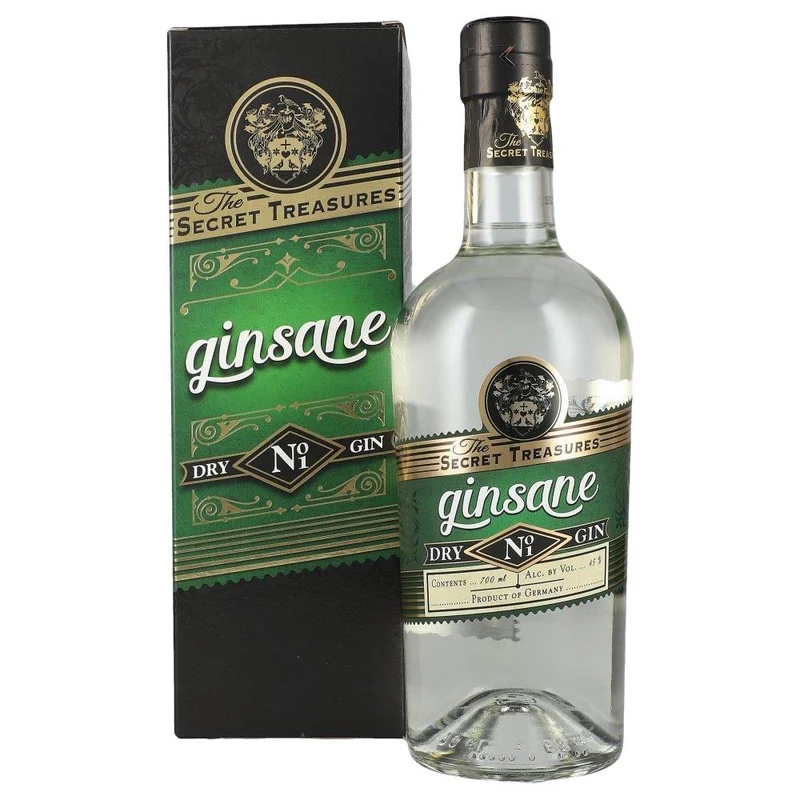 The Secreteasures Ginsane Dry Gin -GB- 45% 0,7L FL