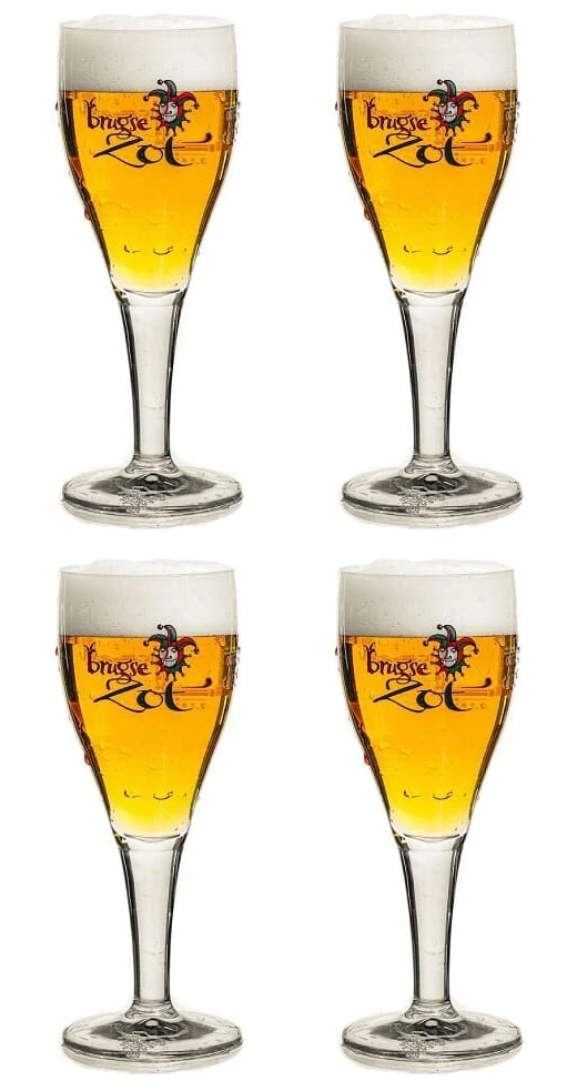Brugse Zot Biergläser 330 ml - 4 Stück