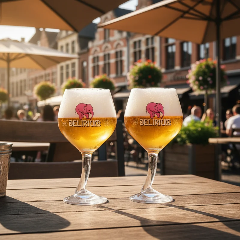 Delirium Biergläser auf Fuß - 330 ml - 2 Stück