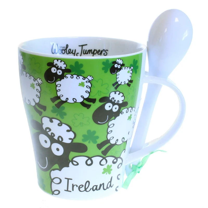 Irish Mug And Spoon Set Woolley Jumpers