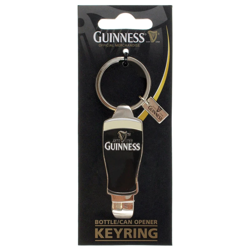 Guinness Pint Bottle Opener Keyring