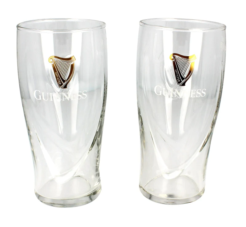Guinness 2 Pack Pint Glass Set
