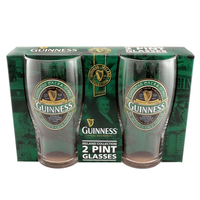 Guinness Ireland 2 Pack Pint Glasses