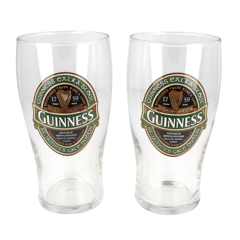 Guinness Ireland 2 Pack Pint Glasses