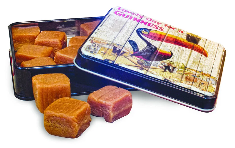 Guinness Gift Tin Of Fudge With Toucan On Weathervane Design 100g