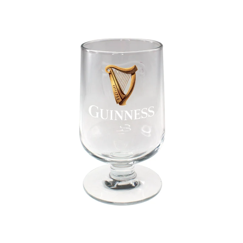 Guinness Embossed Victoria Stem Glass