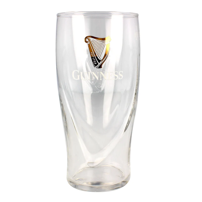 Guinness 585ml Embossed 4 Pack Pint Glass