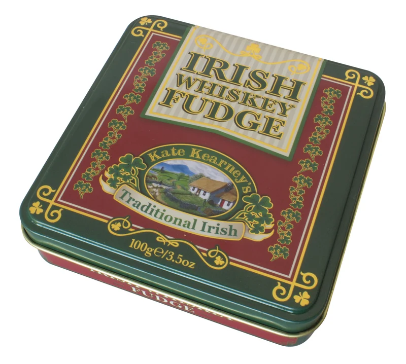 Gift From Ireland Kate Kearney Irish Whiskey Fudge In Tin 100g