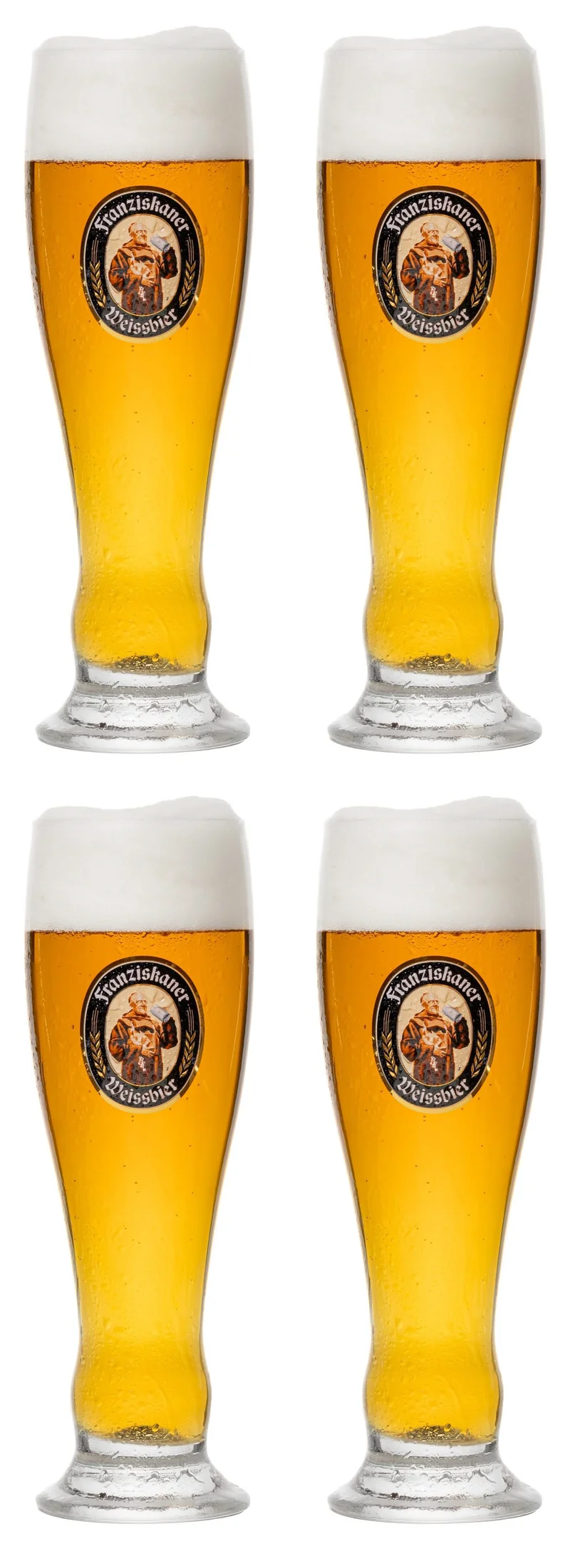 Franziskaner Biergläser Weizen 500 ml - 4 Stück