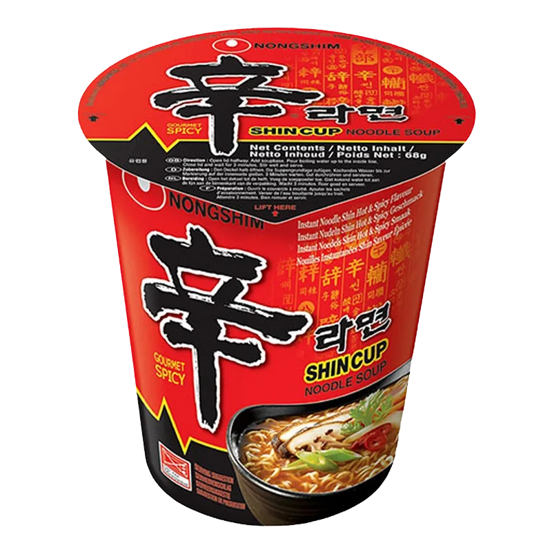 NONGSHIM Instant Nudeln Shin Ramyun Cup 68G