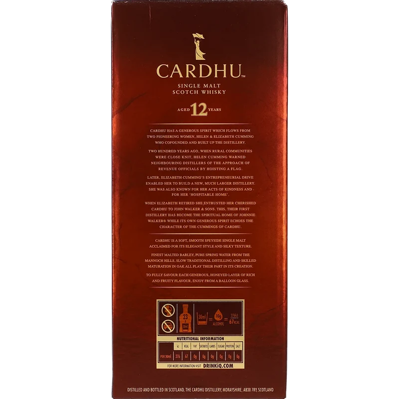 Cardhu 12y 40% 0,7L FL
