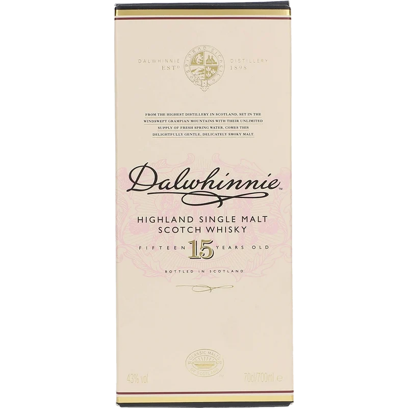 Dalwhinnie 15y 43 % 0,7L FL