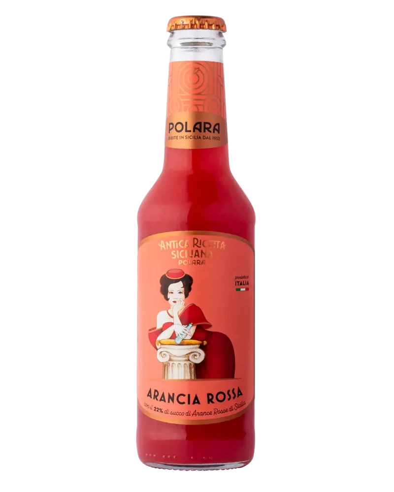 Aranciata Rossa Polara, Confezione da 24 Bottiglie x 27,5 cl