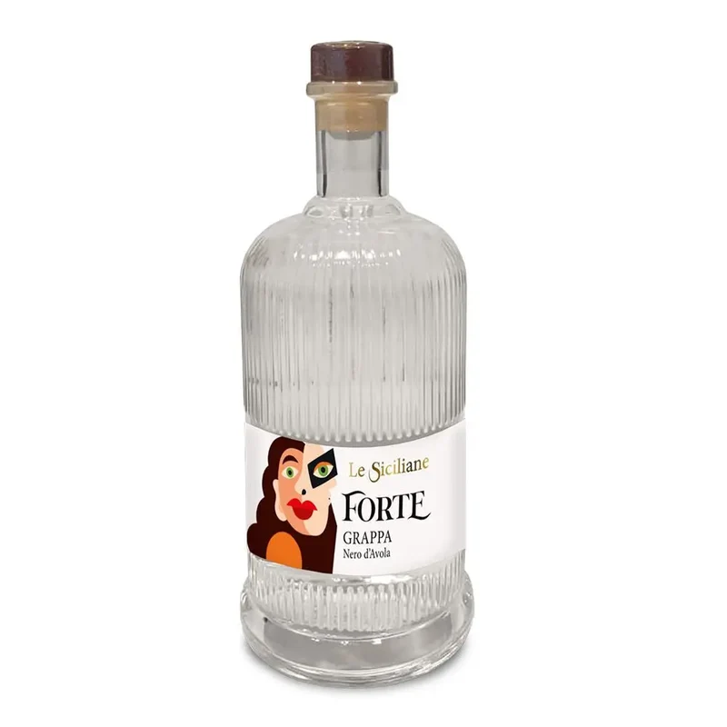 Grappa di Nero d'Avola Forte, 50 cl, Distillerie Russo Siciliano