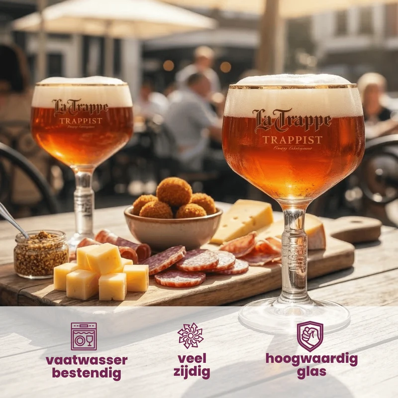 La Trappe Biergläser Bokal 250 ml - 2 Stück