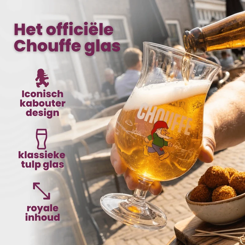 La Chouffe Biergläser 250 ml - 6 Stück
