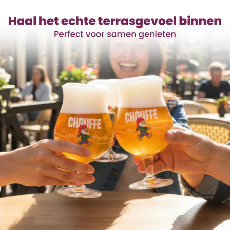 La Chouffe Biergläser 250 ml - 6 Stück