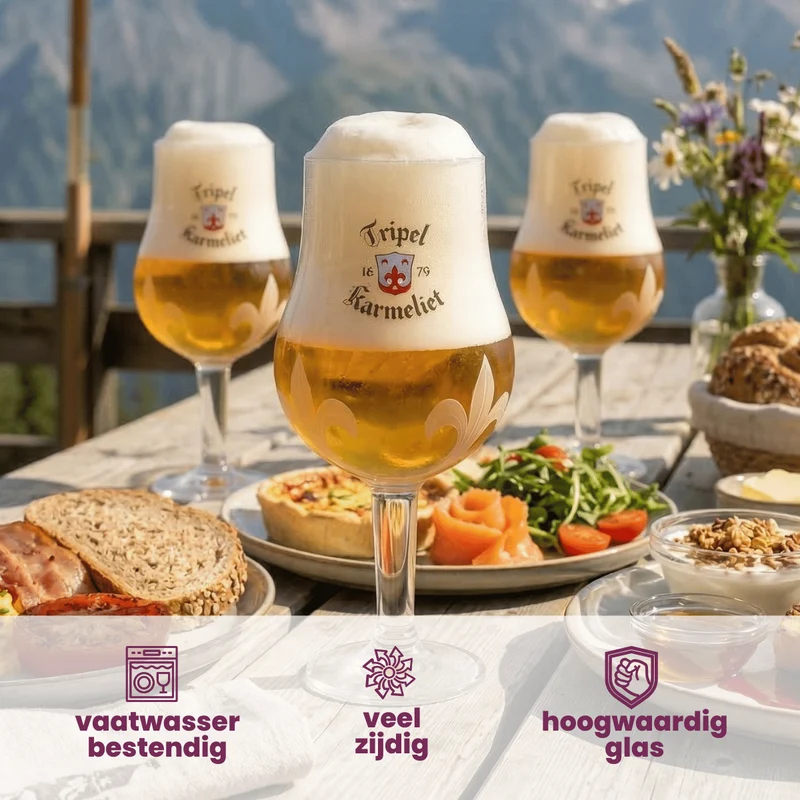 Karmeliet Biergläser 330 ml - 4 Stück