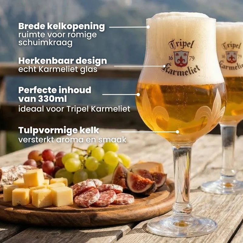 Karmeliet Biergläser 330 ml - 4 Stück
