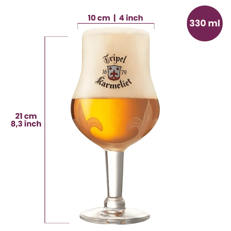 Karmeliet Biergläser 330 ml - 4 Stück