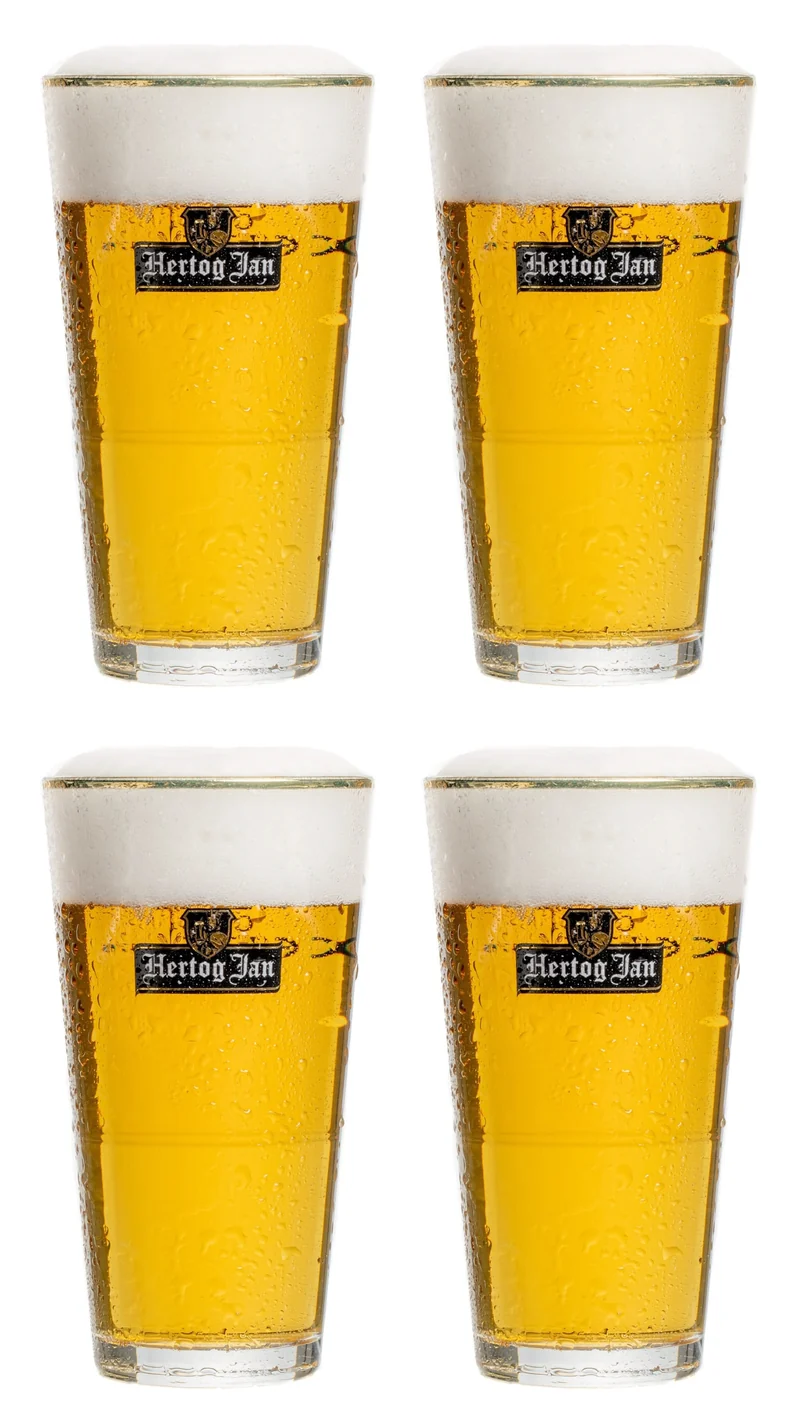Hertog Jan Biergläser Vase - 250 ml - 4 Stück