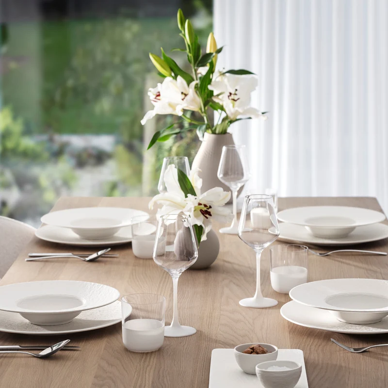 Villeroy & Boch Pizzateller Manufacture Rock - Weiß - ø 31.5 cm