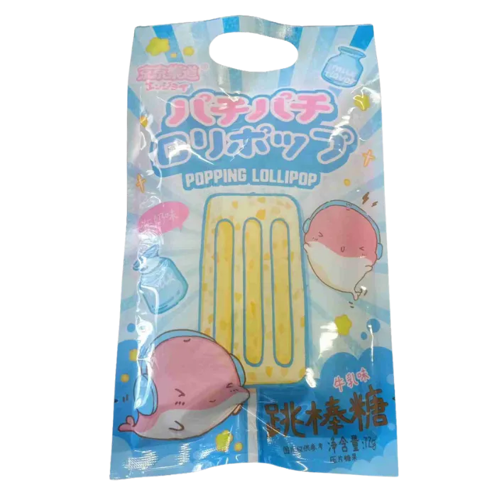ENNJOI Popping Lollipop Milk 72G Milch Lutscher mit Popping Effekt