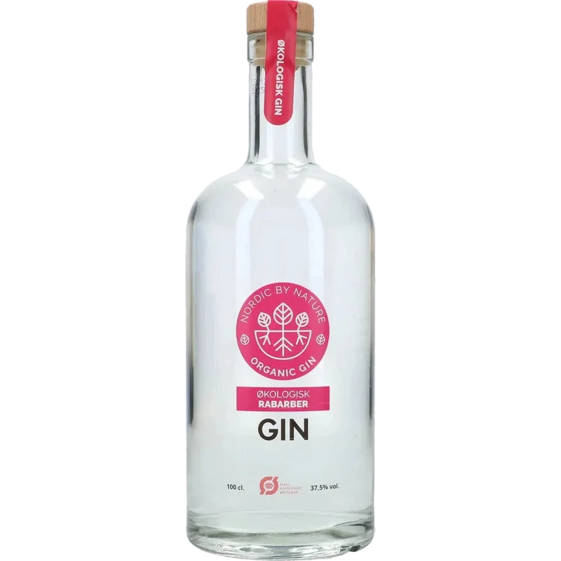 Nordic by Nature Økologisk Rabarber Gin 37.5 % 1L FL