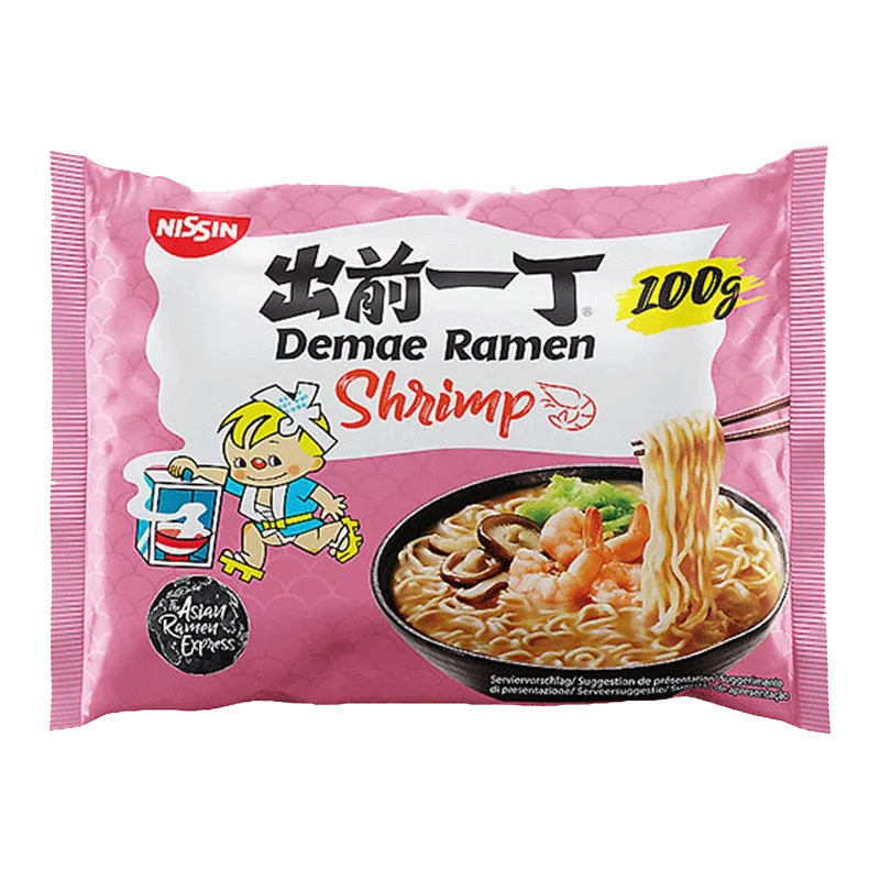 NISSIN Demae Ramen Shrimp 100G