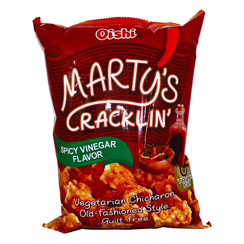 OISHI MARTY'S Crackling SpicyVinegar Chicaron 90G