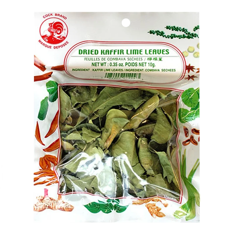 COCK BRAND Dried Kaffir Lime Leaves 10G