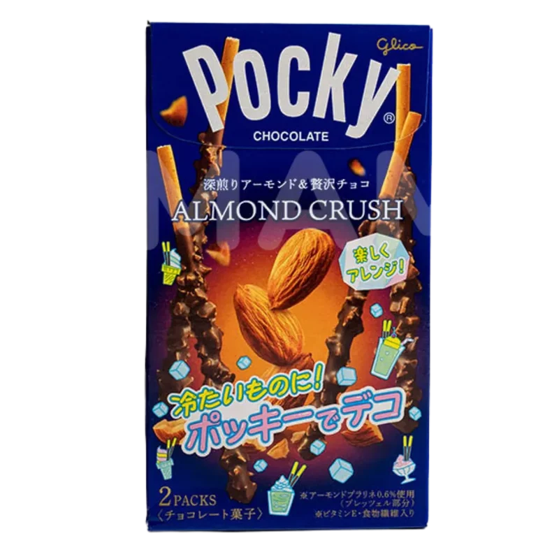 POCKY Biskuit Sticks Tubutubu Almond Crush 46G