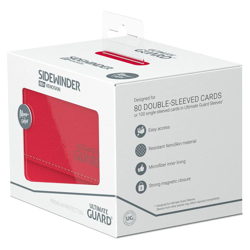 Ultimate Guard Sidewinder 80+ Xenoskin - Red