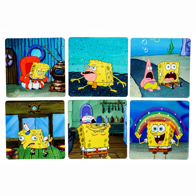 SpongeBob - Bikini Bottom Untersetzer 6er Set