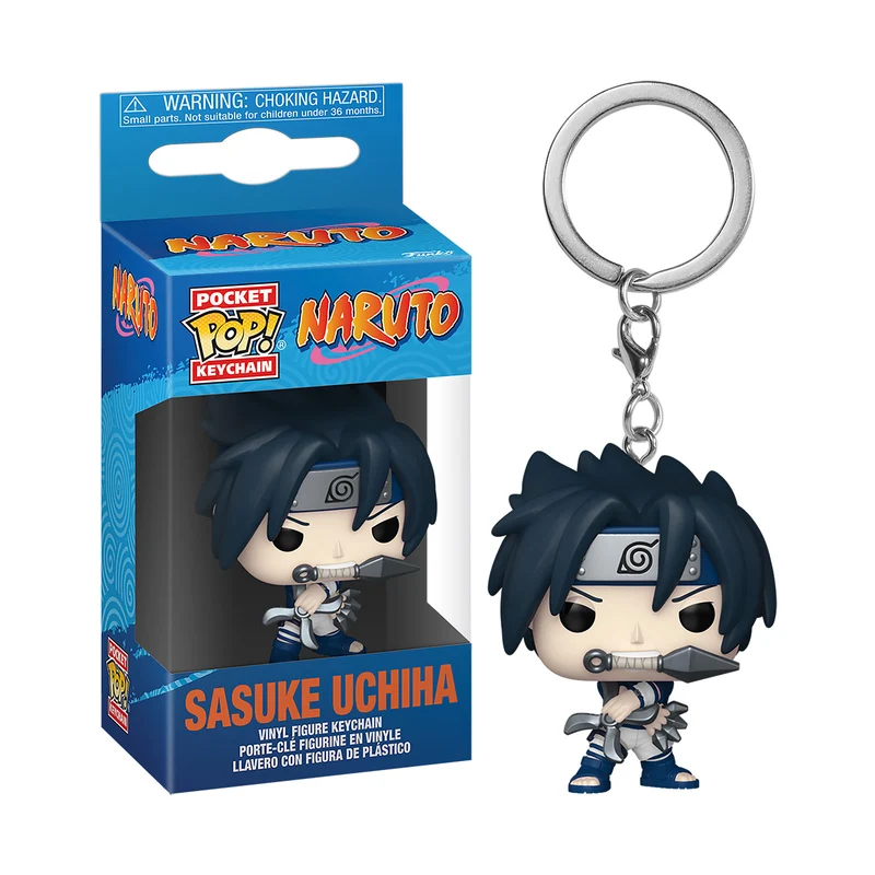 Naruto New Classics - Sasuke Funko Pop Schlüsselanhänger