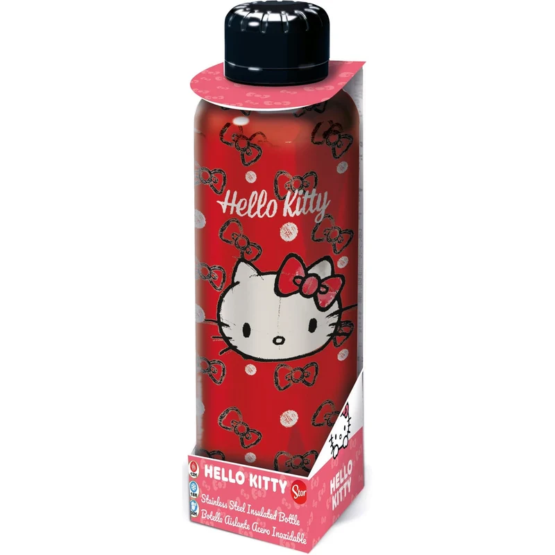 Sanrio Edelstahl-Trinkflasche Hello Kitty