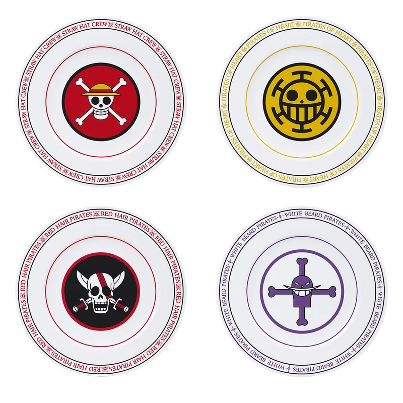One Piece - Piratenbanden Logos Tellerset