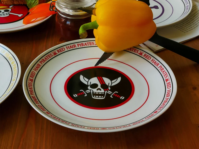 One Piece - Piratenbanden Logos Tellerset