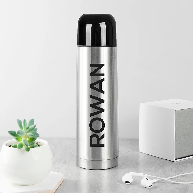 Personalised Stainless Steel Thermos